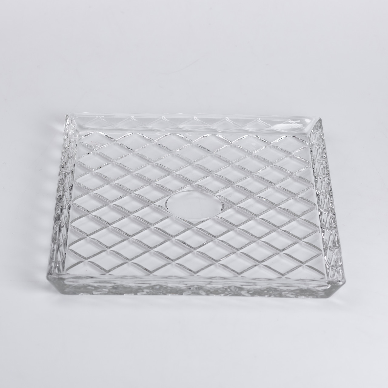 Блюдо для закусок Lirmartur скляне 24,5*20,5*2 см