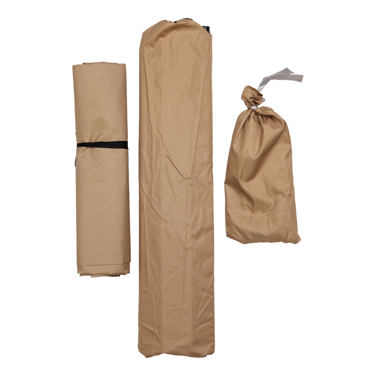 Тент навіс туристичний 3х2.95 м від сонця, дощу з люверсами Бежевий