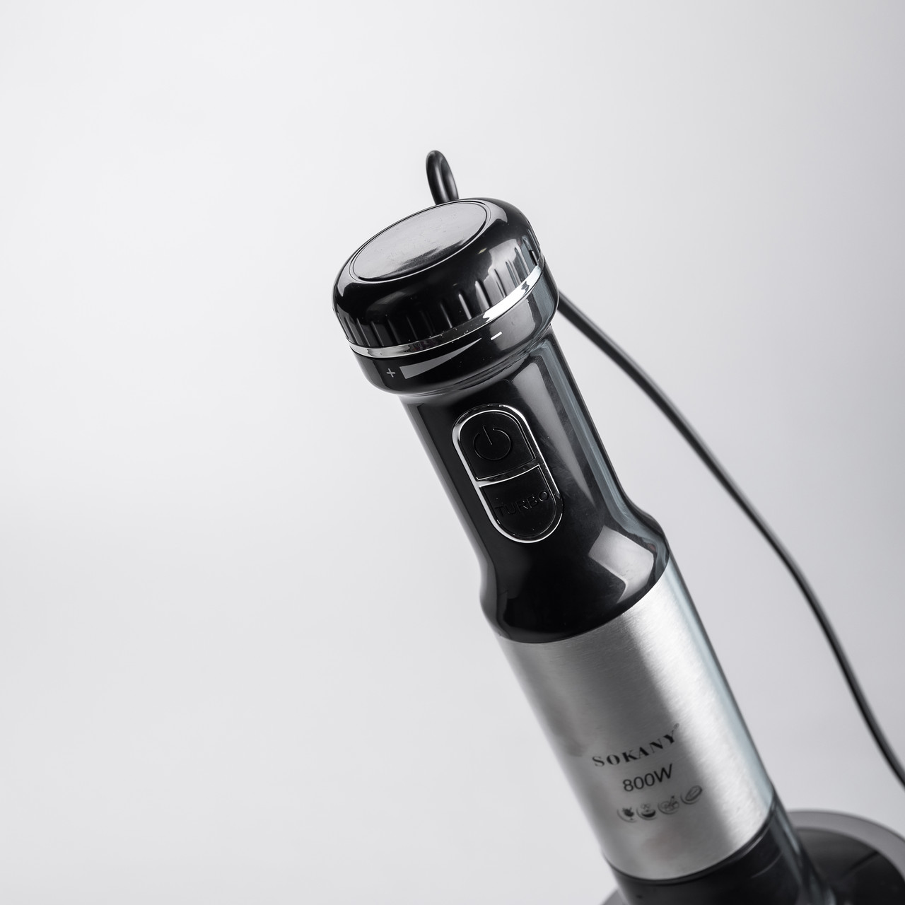 Блендер ручний занурювальний 800 Вт чаша і вінчиком подрібнювач (чопер) Sokany