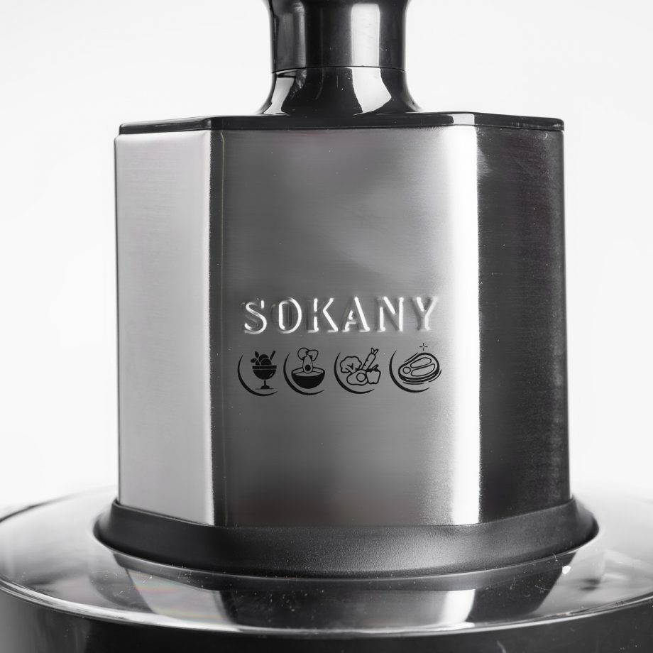 Чопер подрібнювач 800 Вт з чашею на 8 літрів 6 лез м&apos;ясорубка Sokany