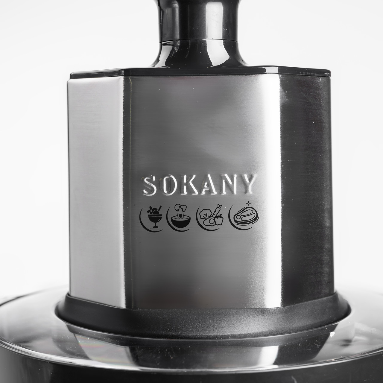 Чопер подрібнювач 800 Вт з чашею на 8 літрів 6 лез м'ясорубка Sokany