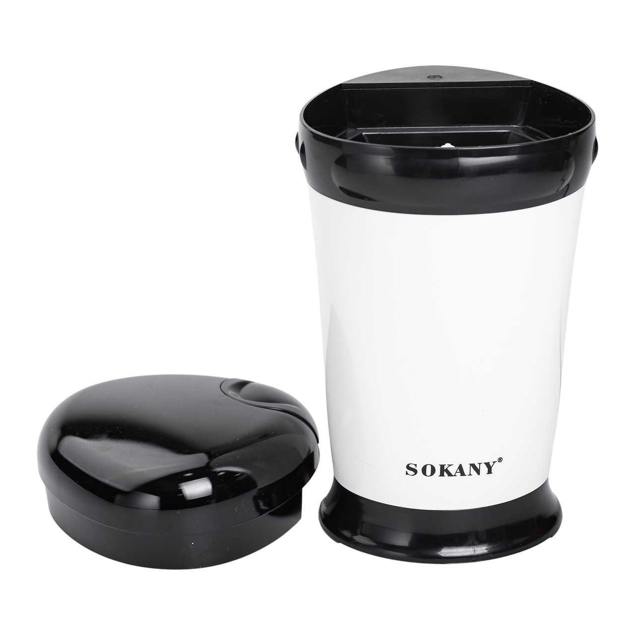 Електро кавомолка 180 Вт автоматична 75 г для дому з дрібним помолом Біла Sokany