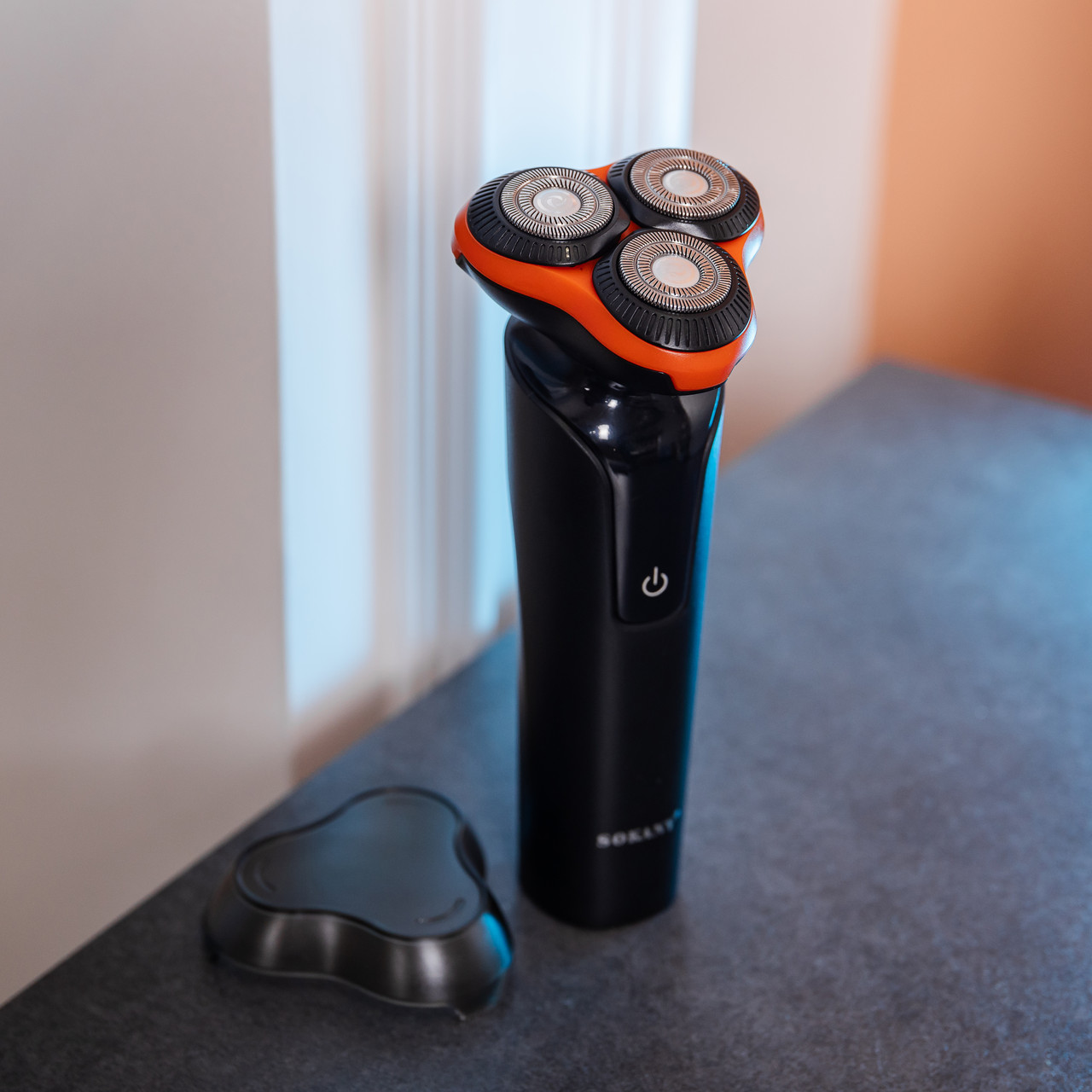 Електробритва 5 Вт 800 mAh бритва електрична бездротова з трьома голівками для гоління Sokany