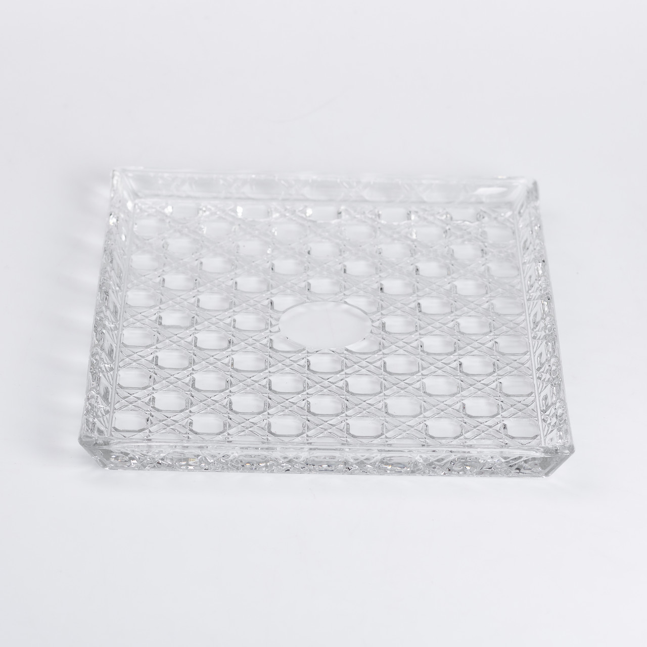 Блюдо для закусок Lirmartur скляне 24,5*20,5*2 см