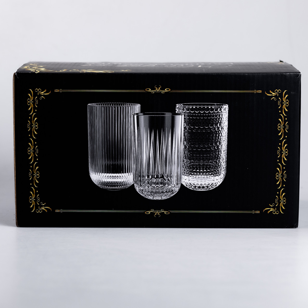 Набор склянок з товстого скла 6 шт скляні стакани 500 мл для холодних напоїв скляні стакани 500 мл