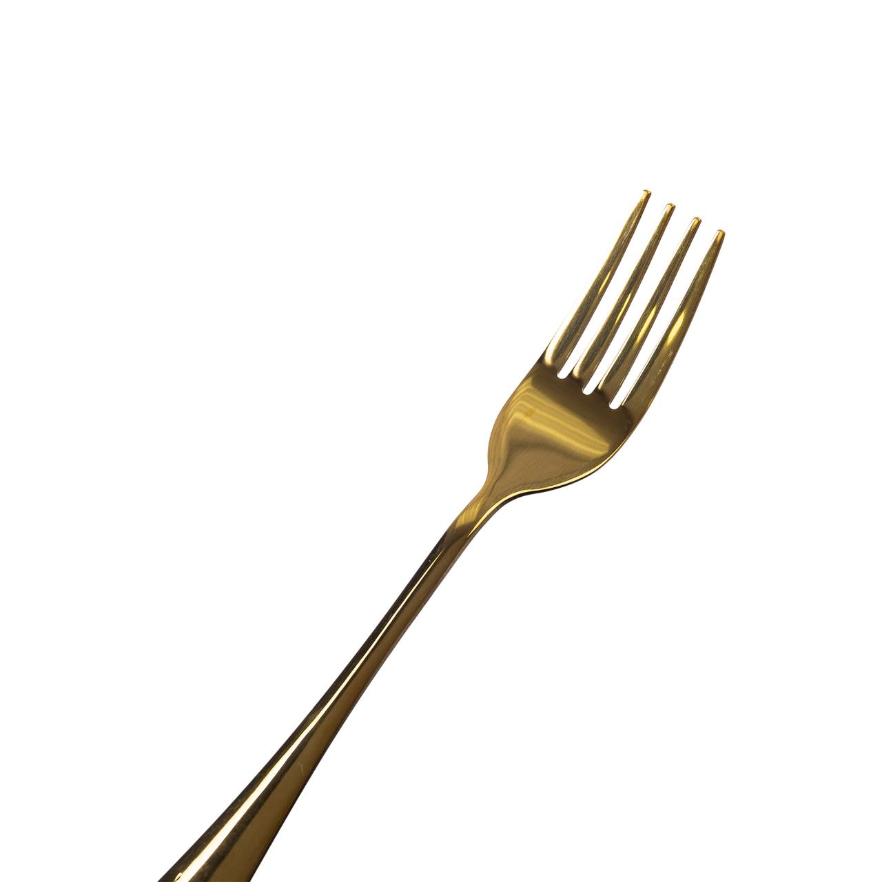 Набір приладів для подачі торта 4 предмети з нержавіючої сталі Золотистий