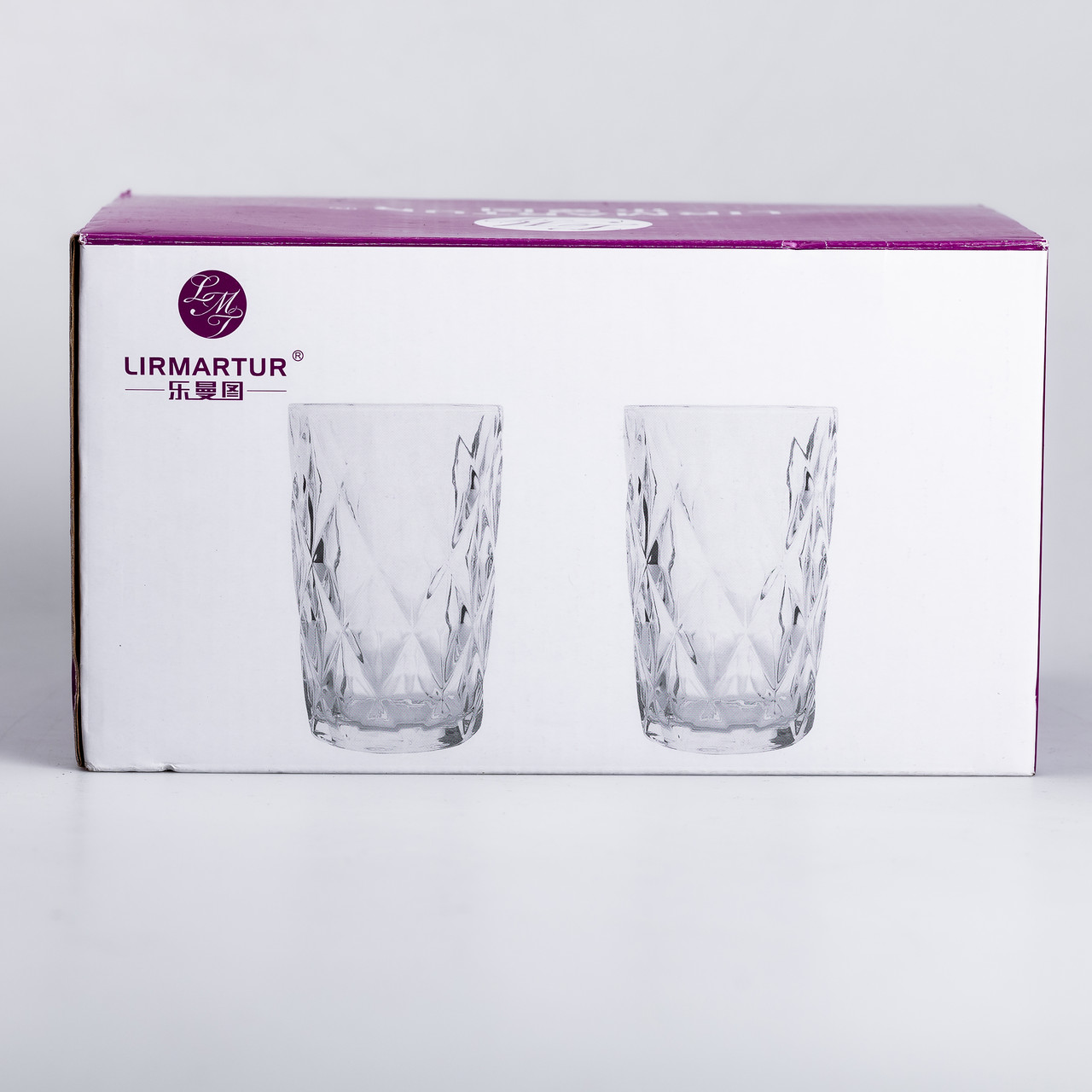 Набір склянок для напоїв 6 шт. з товстого скла 400 мл склянки для холодних напоїв