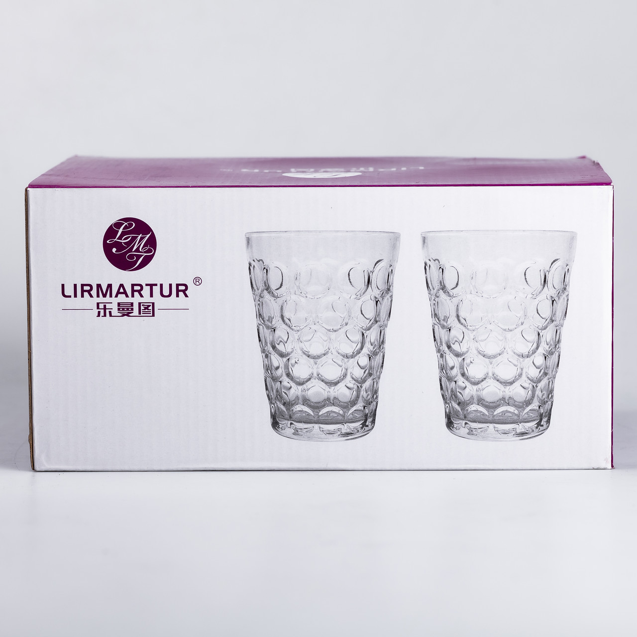 Набір скляних склянок 6 шт. 400 мл для лимонадів, соку, води, коктейлів.