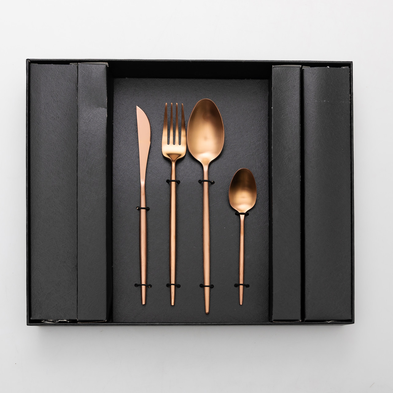 Набір столових приборів 24 предмети столовий набір на 6 персон Бронза