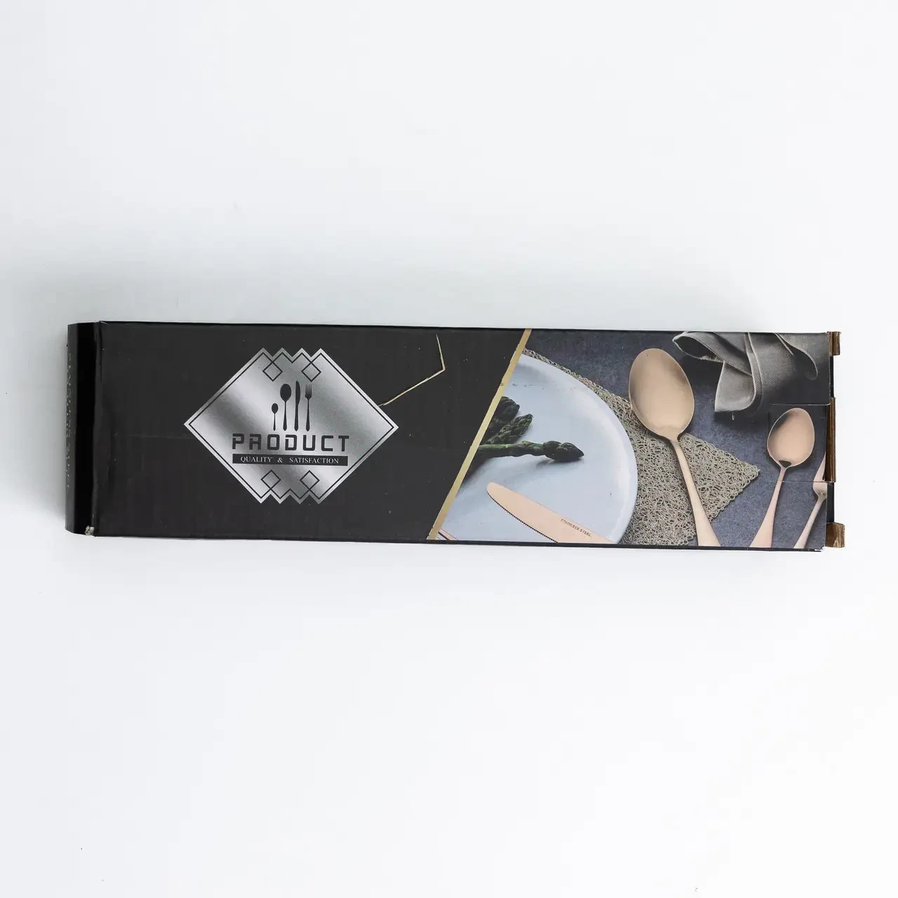 Набір столових приборів на 6 персон 24 предмети столовий набір приборів Бронзовий