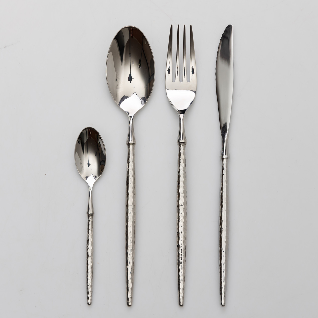 Набір столових приборів золото на 6 персон 24 предмети ложки, виделки, ножі Срібло