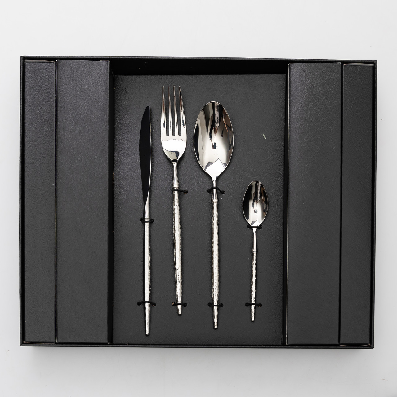 Набір столових приборів золото на 6 персон 24 предмети ложки, виделки, ножі Срібло