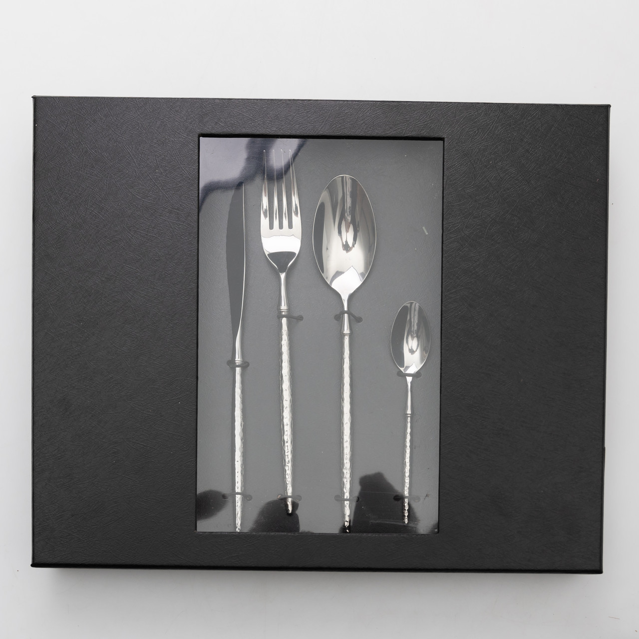 Набір столових приборів золото на 6 персон 24 предмети ложки, виделки, ножі Срібло