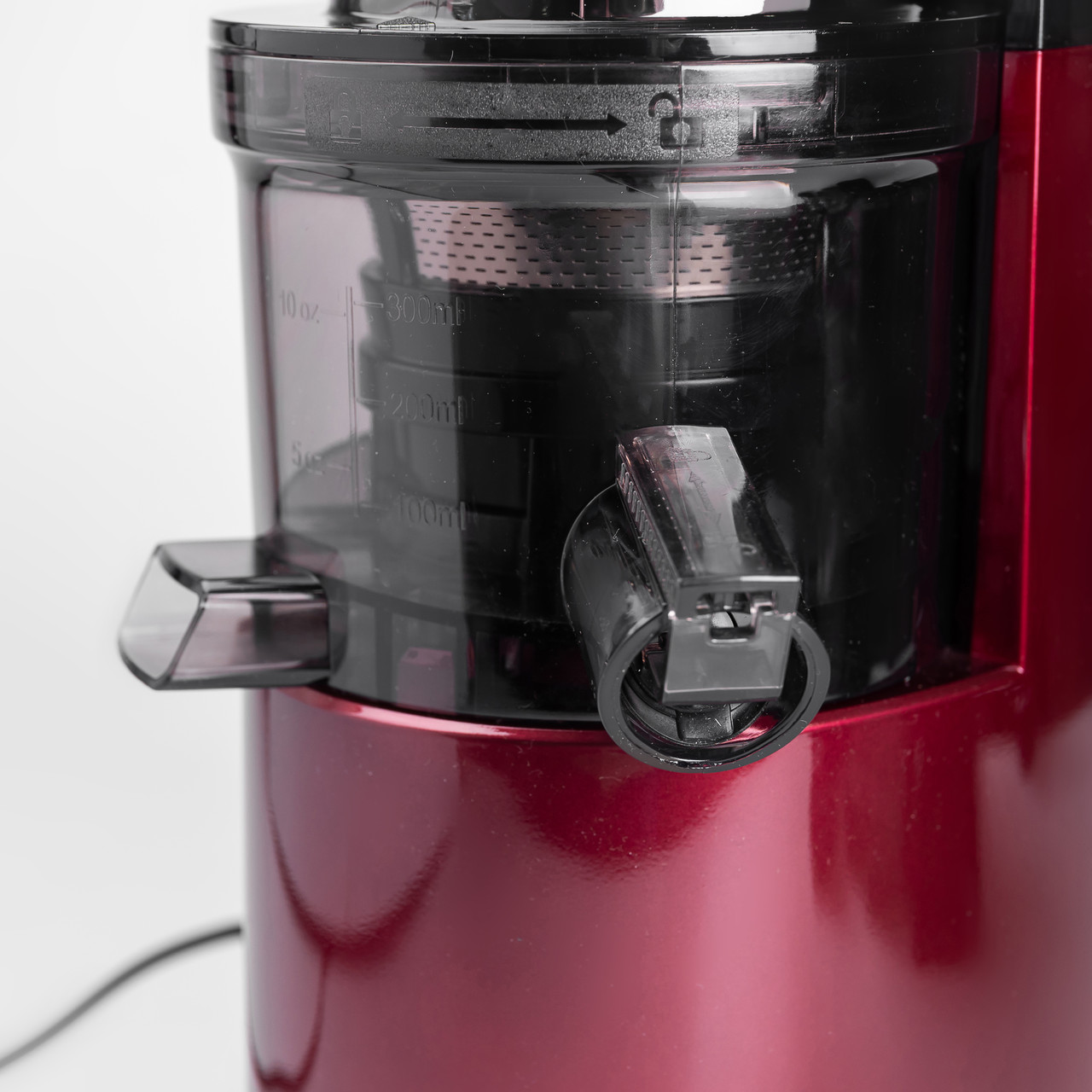 Соковижималка шнекова для томатів 300 Вт 2 швидкості Червоний Sokany