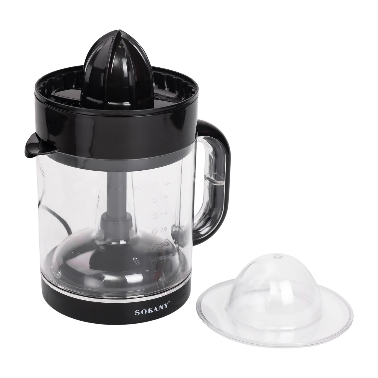 Соковижималка для цитрусових електрична 30 Вт 1.2 л прес для апельсинів Sokany