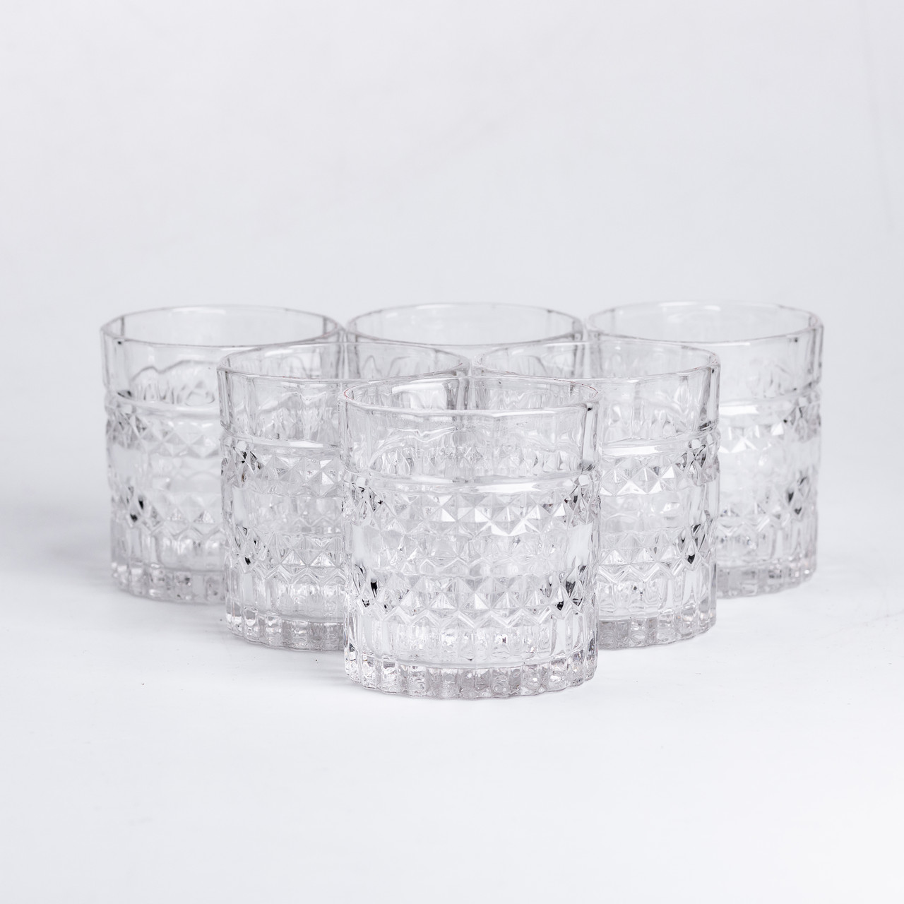 Склянки 220 мл набір 6 шт для напоїв, лимонаду, коктейлів