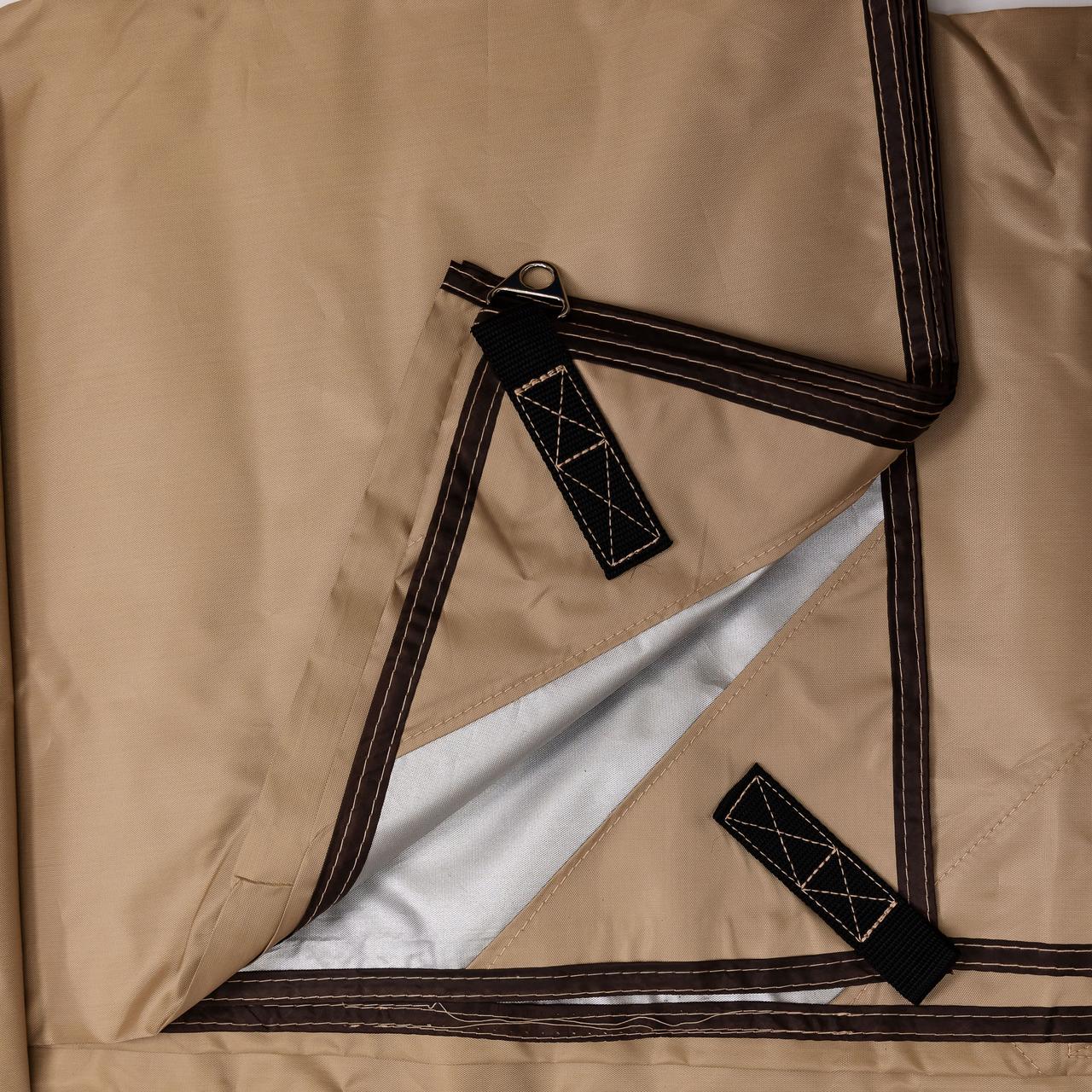 Тент навіс туристичний 3х2.95 м від сонця, дощу з люверсами Бежевий