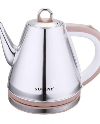 Чайник електричний 1,5 л Sokany електрочайник дисковий 1100 Вт