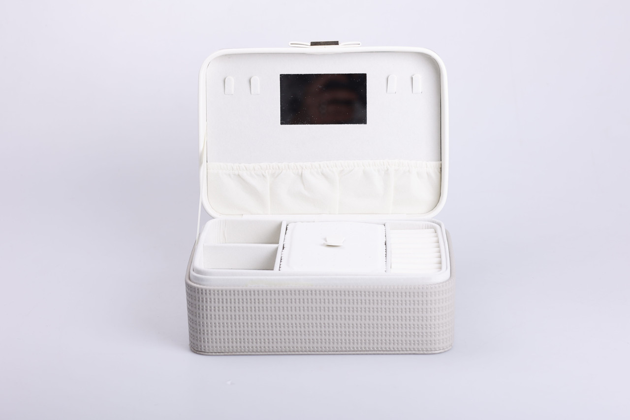 Скринька для прикрас із еко шкіри 24.5×17×10 органайзер для ювелірних виробів