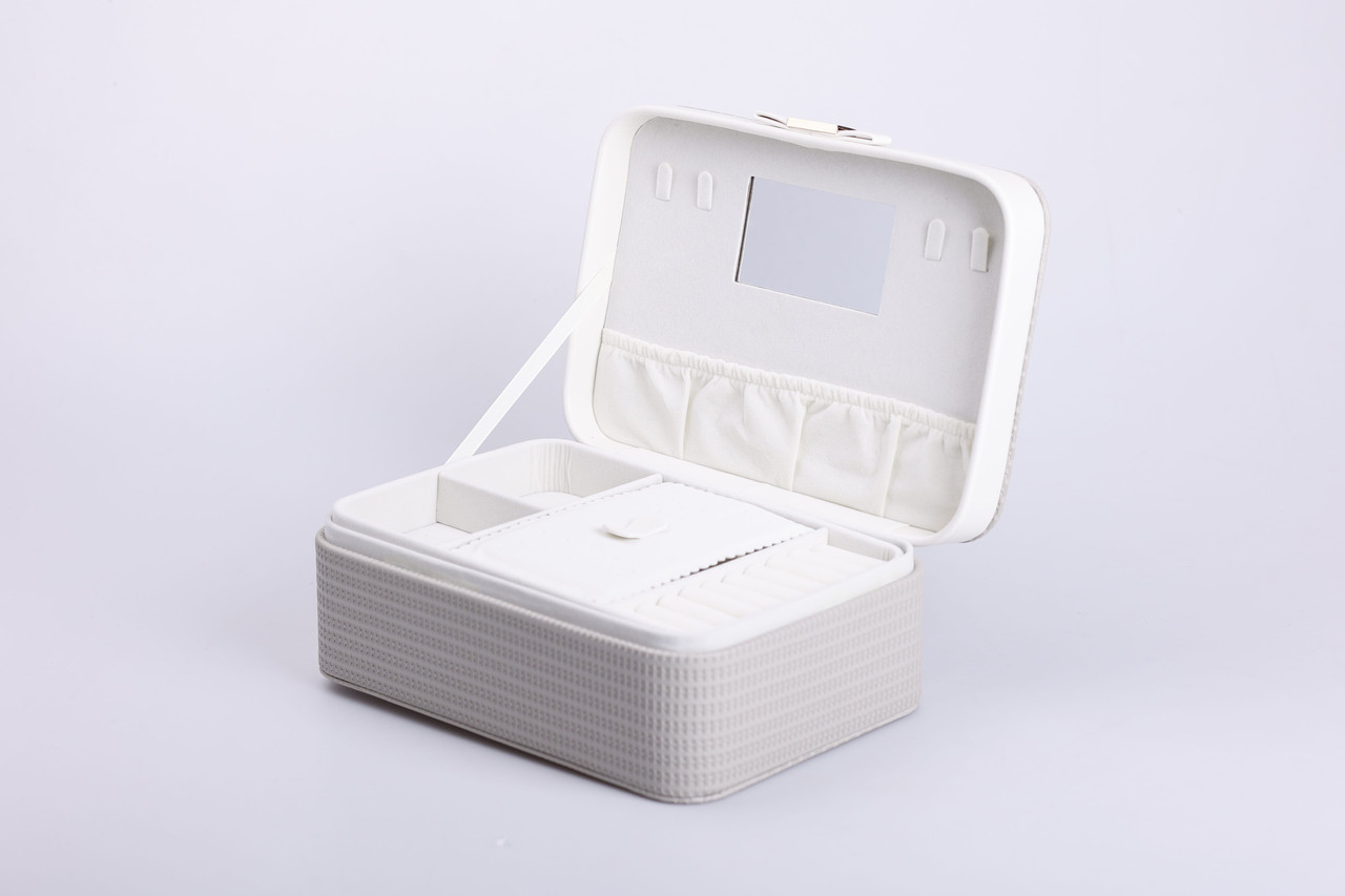 Скринька для прикрас із еко шкіри 24.5×17×10 органайзер для ювелірних виробів