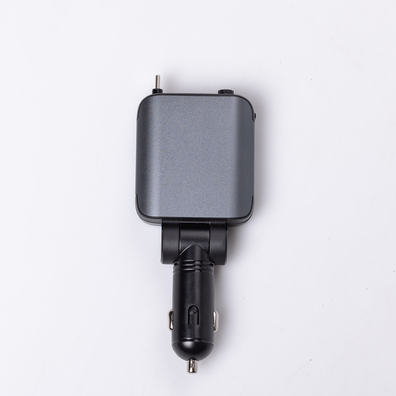 Автомобільний зарядний пристрій LED-проекція, зі швидкою зарядкою та висувним кабелем Type-C