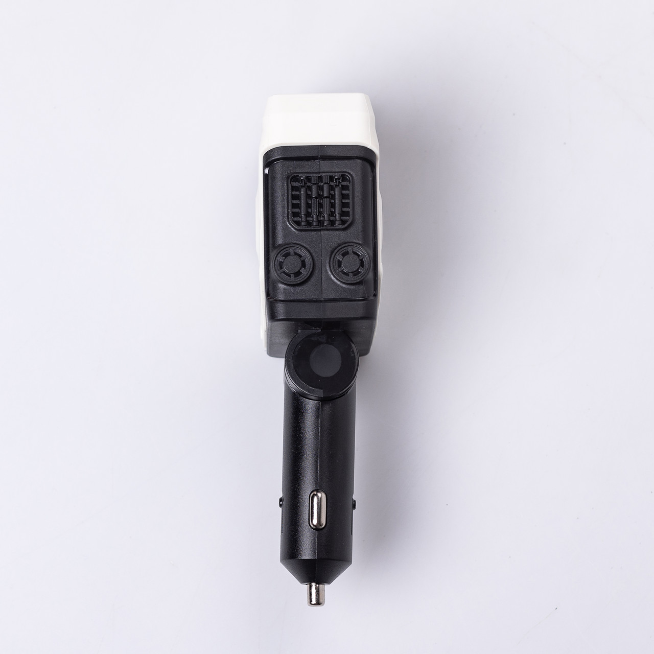 Автомобільний зарядний пристрій MECHA з висувними кабелями та портами USB/Type-C Білий