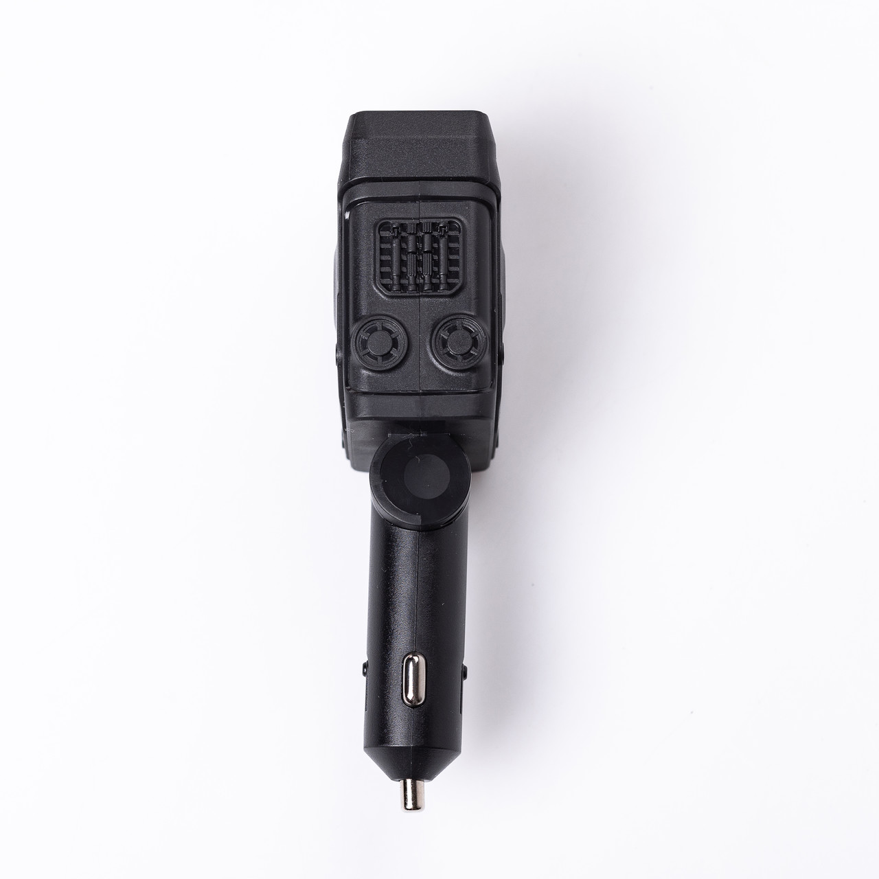 Автомобільний зарядний пристрій MECHA з висувними кабелями та портами USB/Type-C Чорний