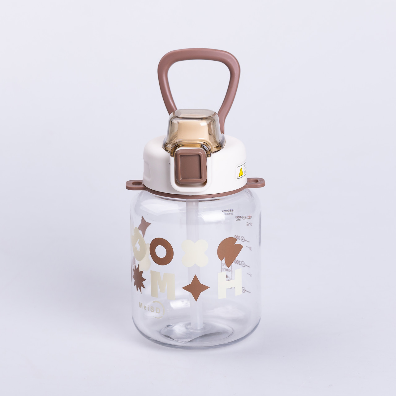 Пляшка для води дитяча 650 мл на ремінці пляшечка з трубочкою для дитини для спорту і школи Water bottle