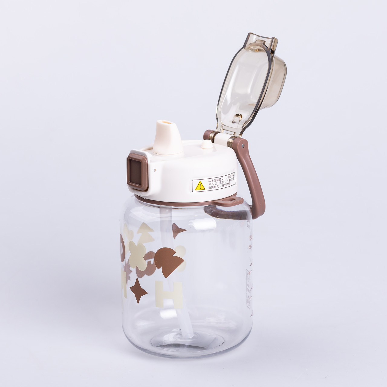 Пляшка для води дитяча 650 мл на ремінці пляшечка з трубочкою для дитини для спорту і школи Water bottle