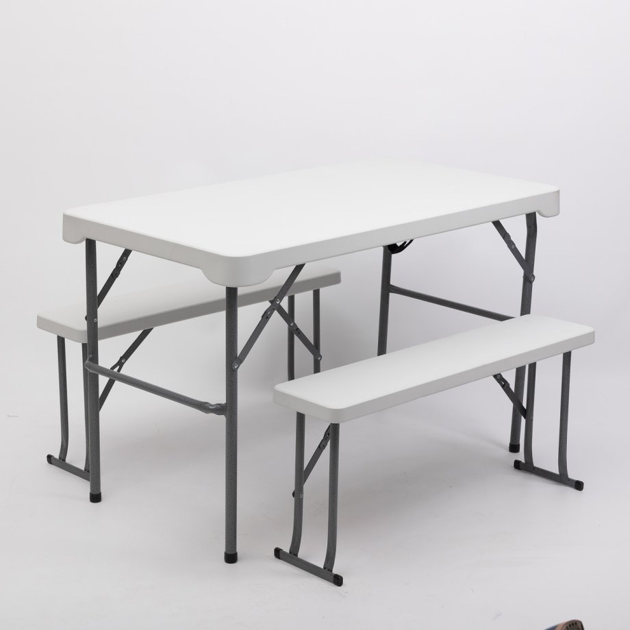 Комплект туристичних меблів стіл + лавочки для пікніка меблі для відпочинку на природі