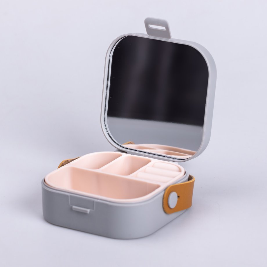 Скринька для прикрас 9×9×3.8 см міні органайзер для ювелірних виробів