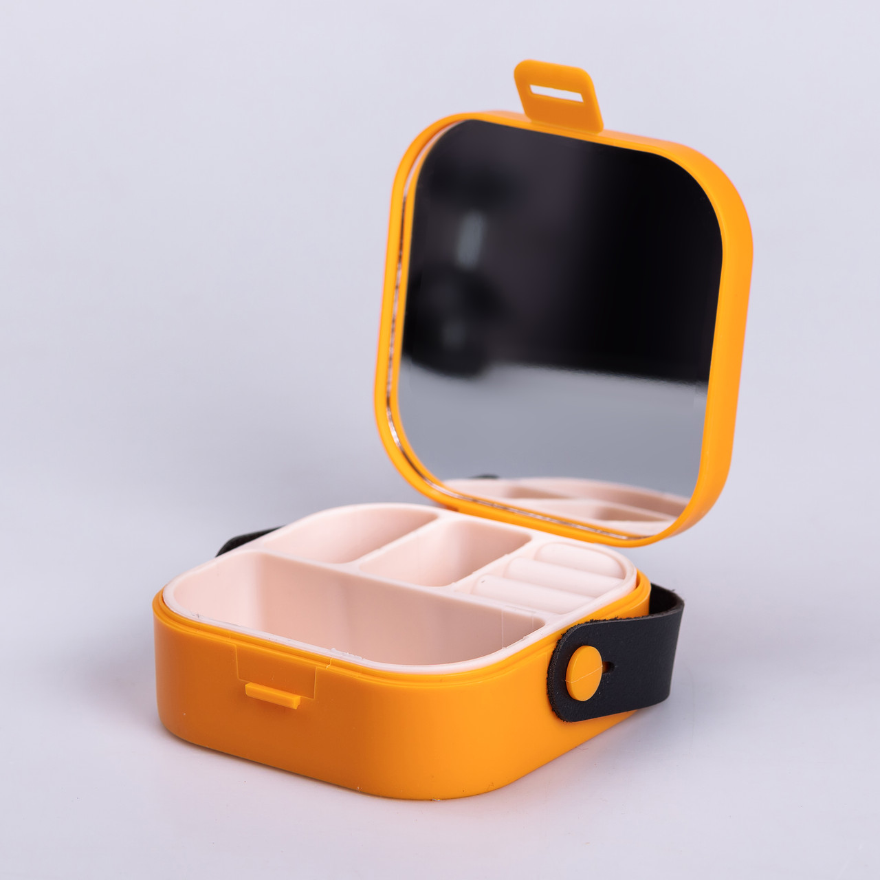 Скринька для прикрас 9×9×3.8 см міні органайзер для ювелірних виробів