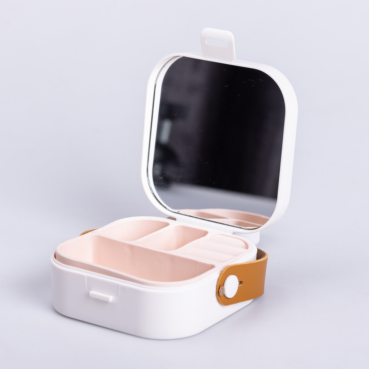 Скринька для прикрас 9×9×3.8 см міні органайзер для ювелірних виробів