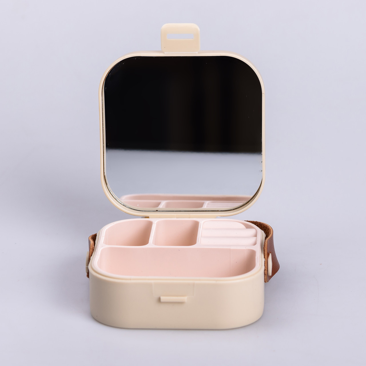 Скринька для прикрас 9×9×3.8 см міні органайзер для ювелірних виробів