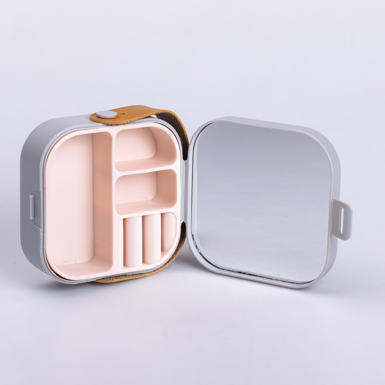 Скринька для прикрас 9×9×3.8 см міні органайзер для ювелірних виробів