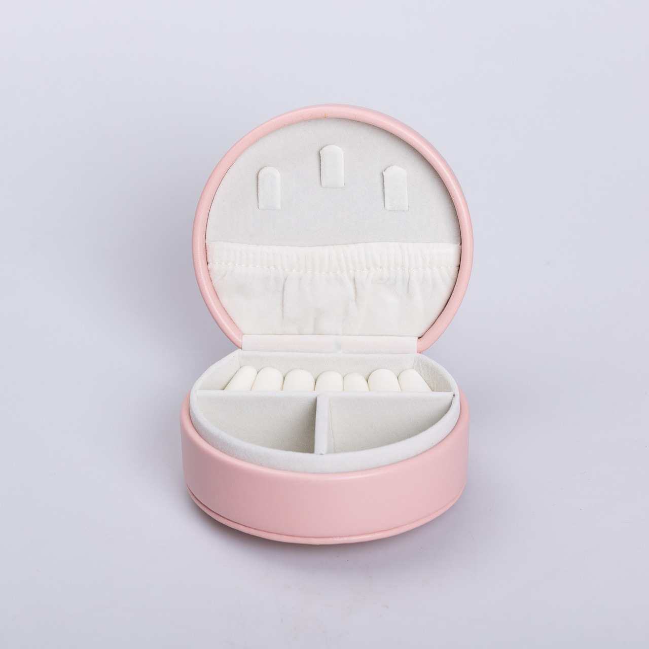 Скринька для прикрас з еко шкіри 10×9×4.5 см органайзер для ювелірних виробів