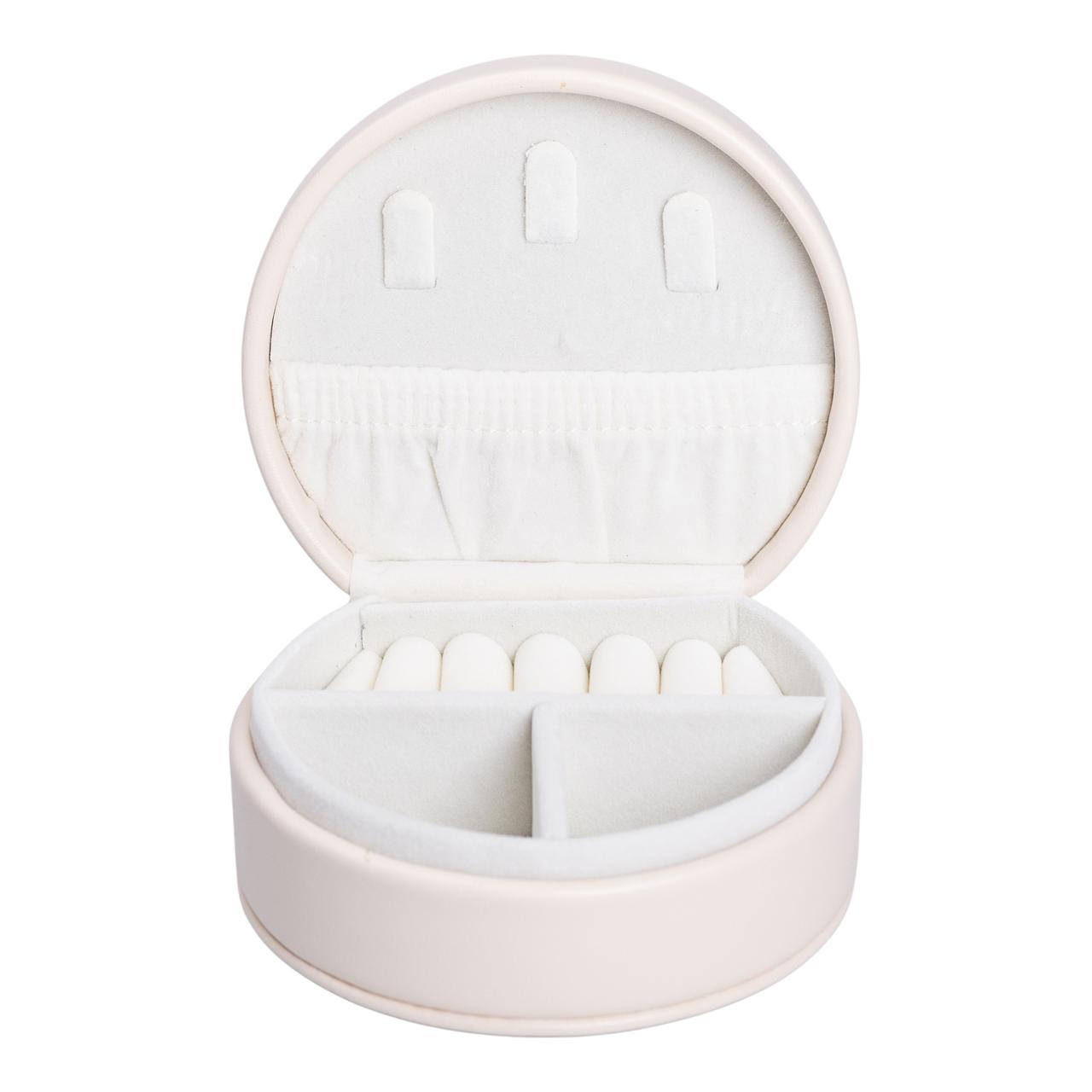 Скринька для прикрас з еко шкіри 10×9×4.5 см органайзер для ювелірних виробів