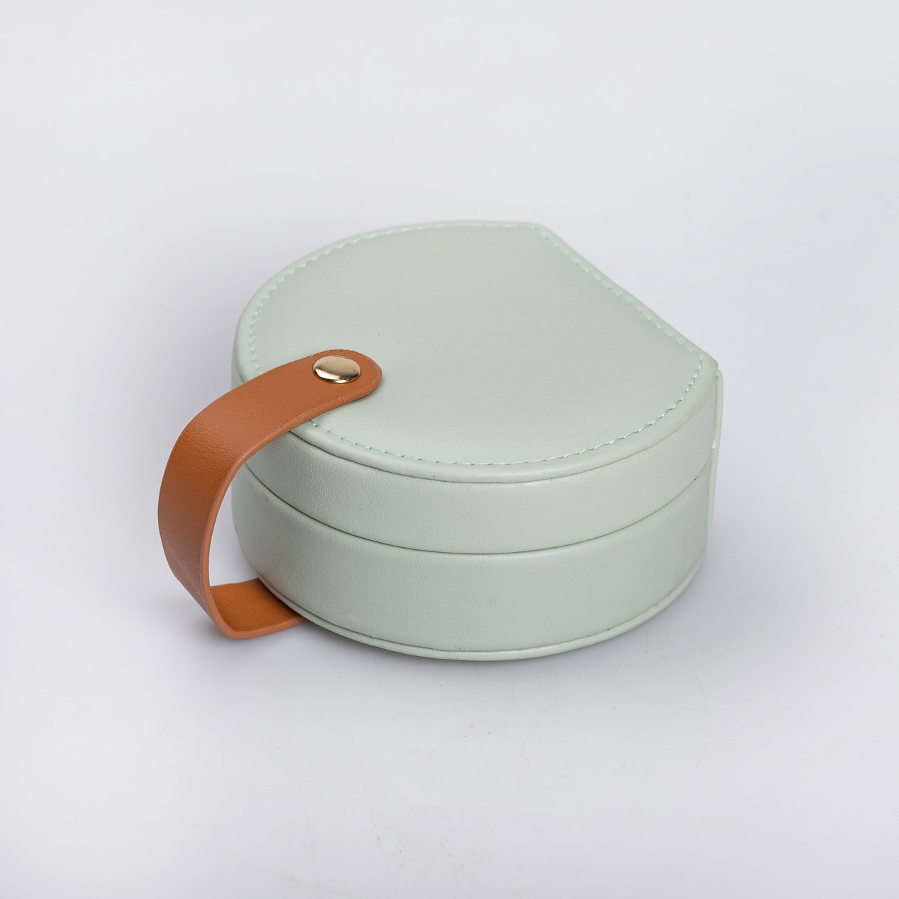 Скринька для прикрас з еко шкіри 10×9×4.5 см органайзер для ювелірних виробів