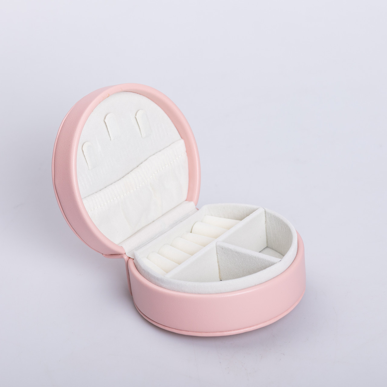 Скринька для прикрас з еко шкіри 10×9×4.5 см органайзер для ювелірних виробів