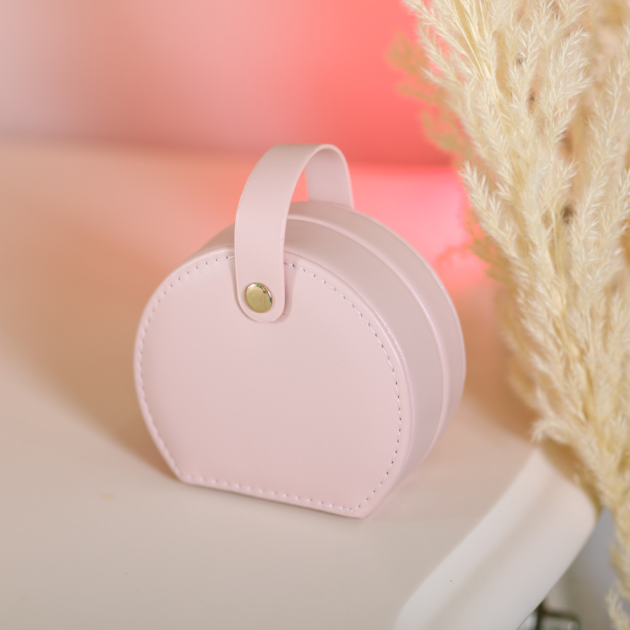 Скринька для прикрас з еко шкіри 10×9×4.5 см органайзер для ювелірних виробів