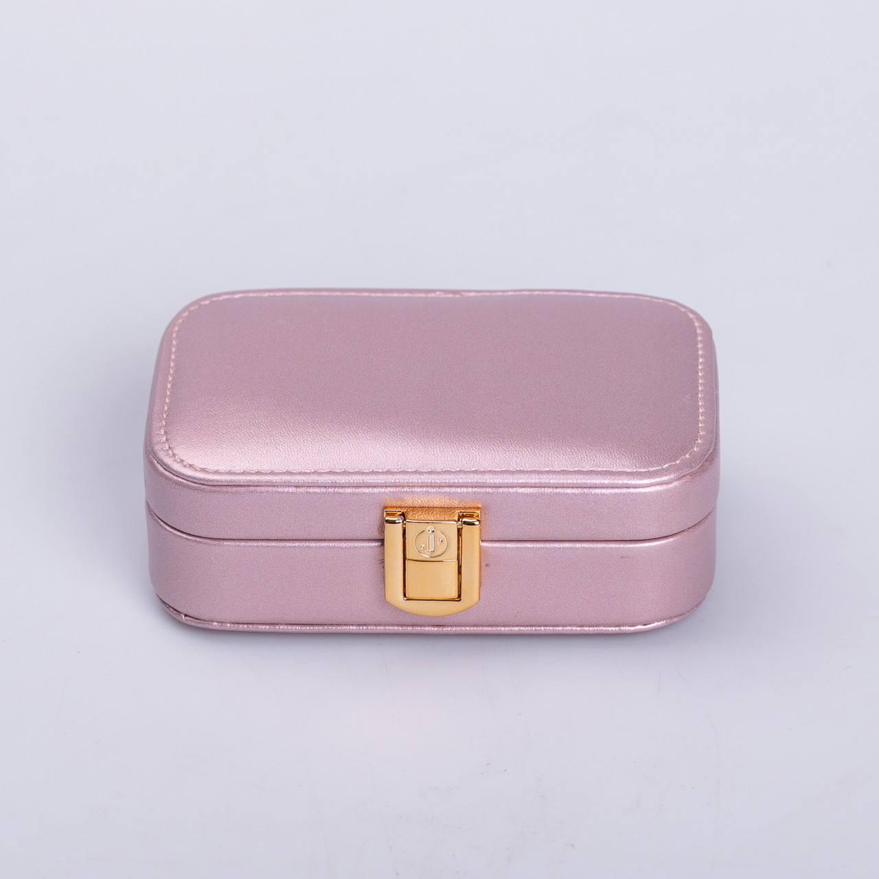 Скринька для прикрас з еко шкіри 12×7.5×4 см із застібкою органайзер для ювелірних виробів