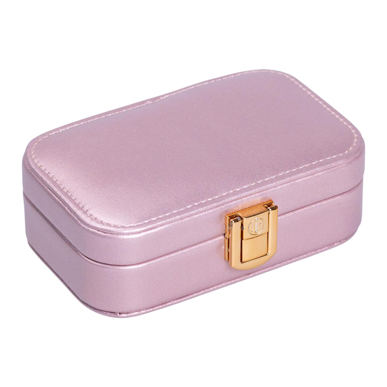 Скринька для прикрас з еко шкіри 15×10×5 см із дзеркалом органайзер для ювелірних виробів