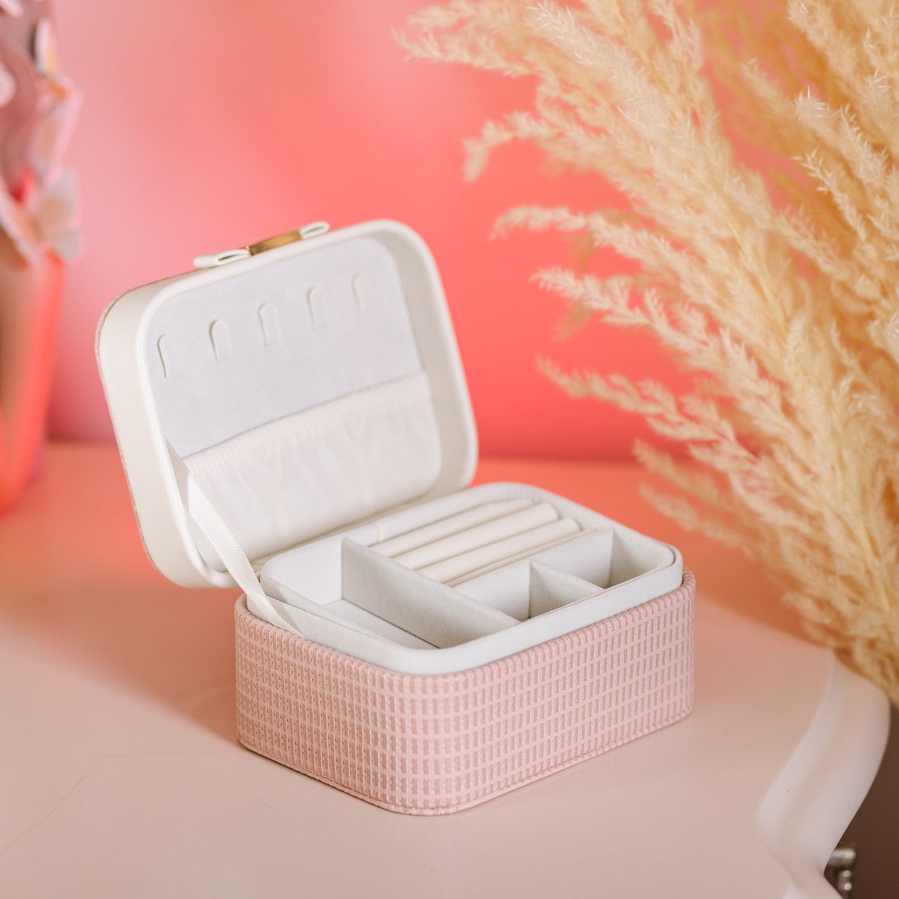 Скринька для прикрас з еко шкіри 15.5×11.5×8.5 органайзер для ювелірних виробів