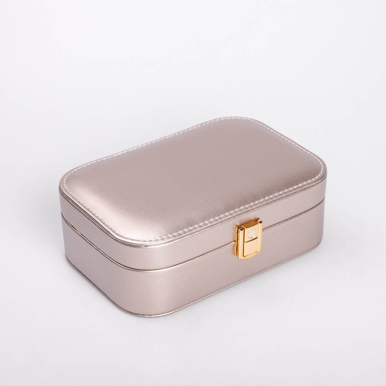 Скринька для прикрас з еко шкіри 20×14×7 см із дзеркалом органайзер для ювелірних виробів