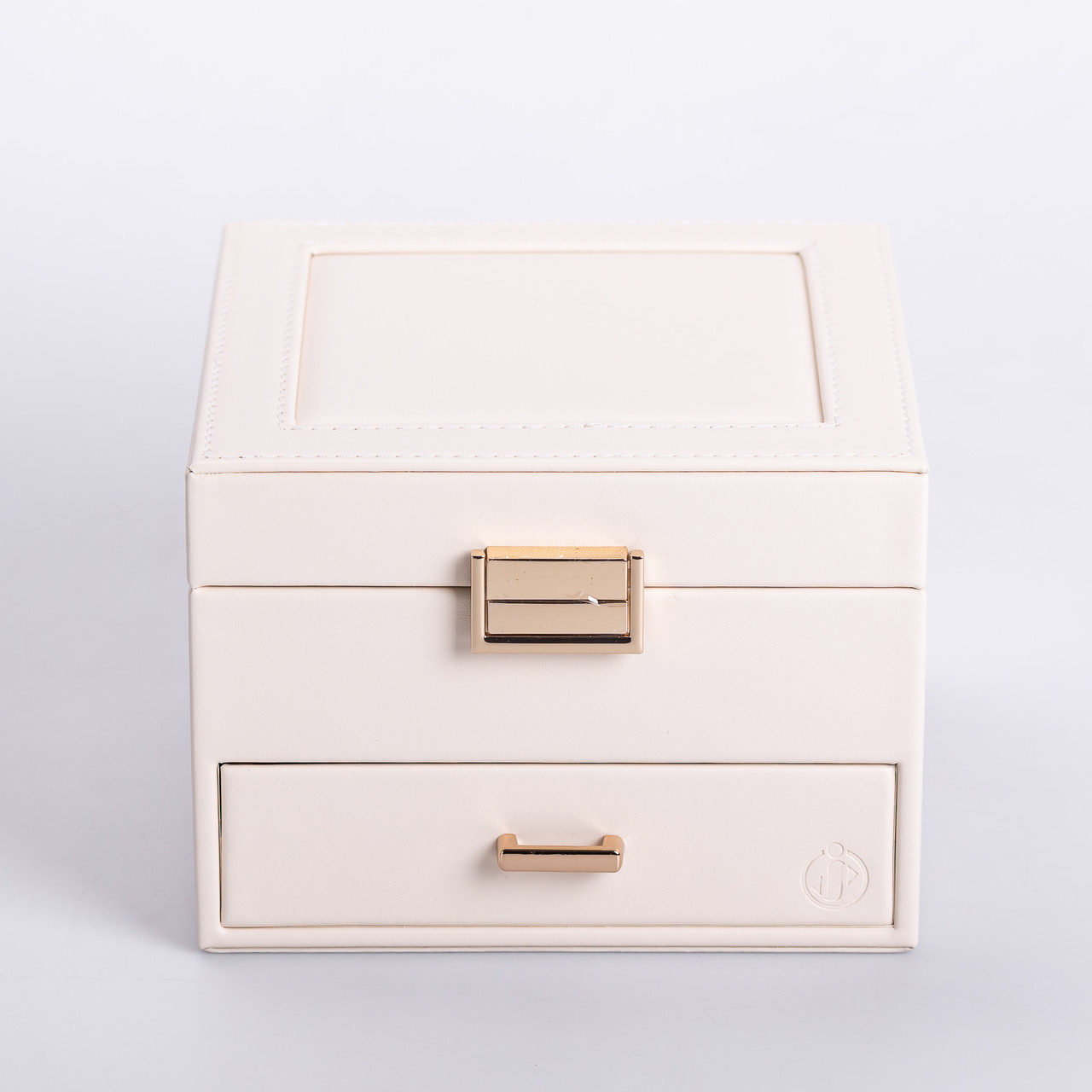 Скринька для прикрас з еко шкіри 2 яруси органайзер для ювелірних виробів