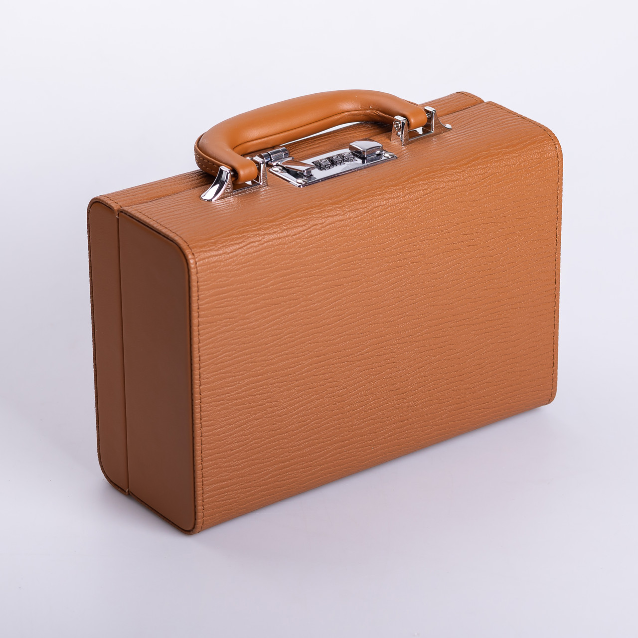 Скринька для прикрас з еко шкіри 2 яруси з кодовим замком органайзер для ювелірних виробів