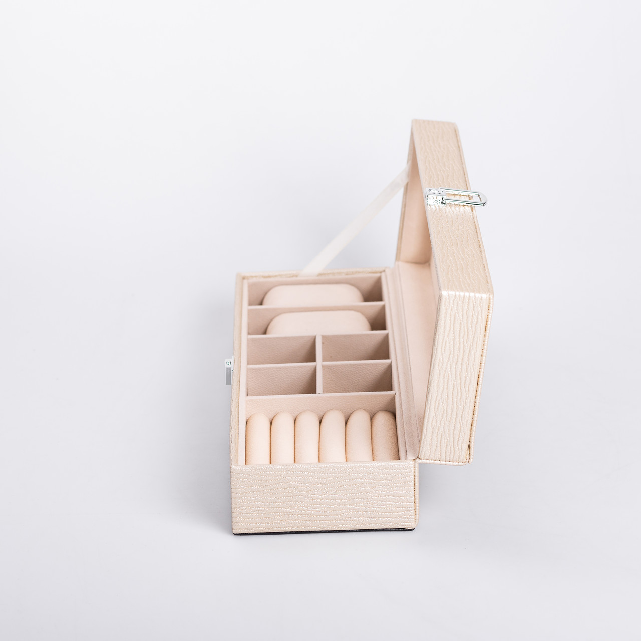 Скринька для прикрас із еко шкіри 31×11×8 см органайзер для ювелірних виробів