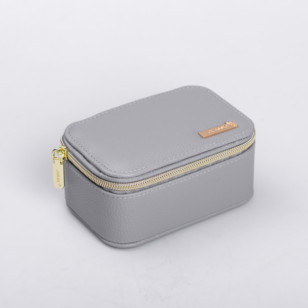 Скринька для прикрас з еко шкіри на блискавці міні органайзер для ювелірних виробів