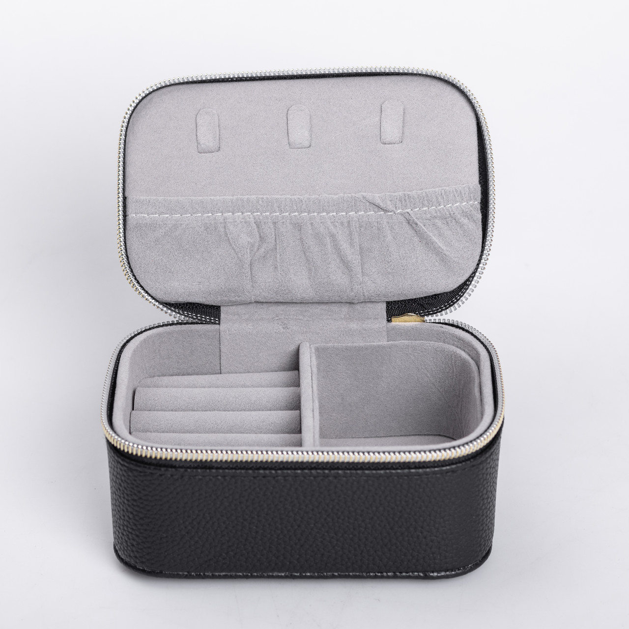 Скринька для прикрас з еко шкіри на блискавці міні органайзер для ювелірних виробів