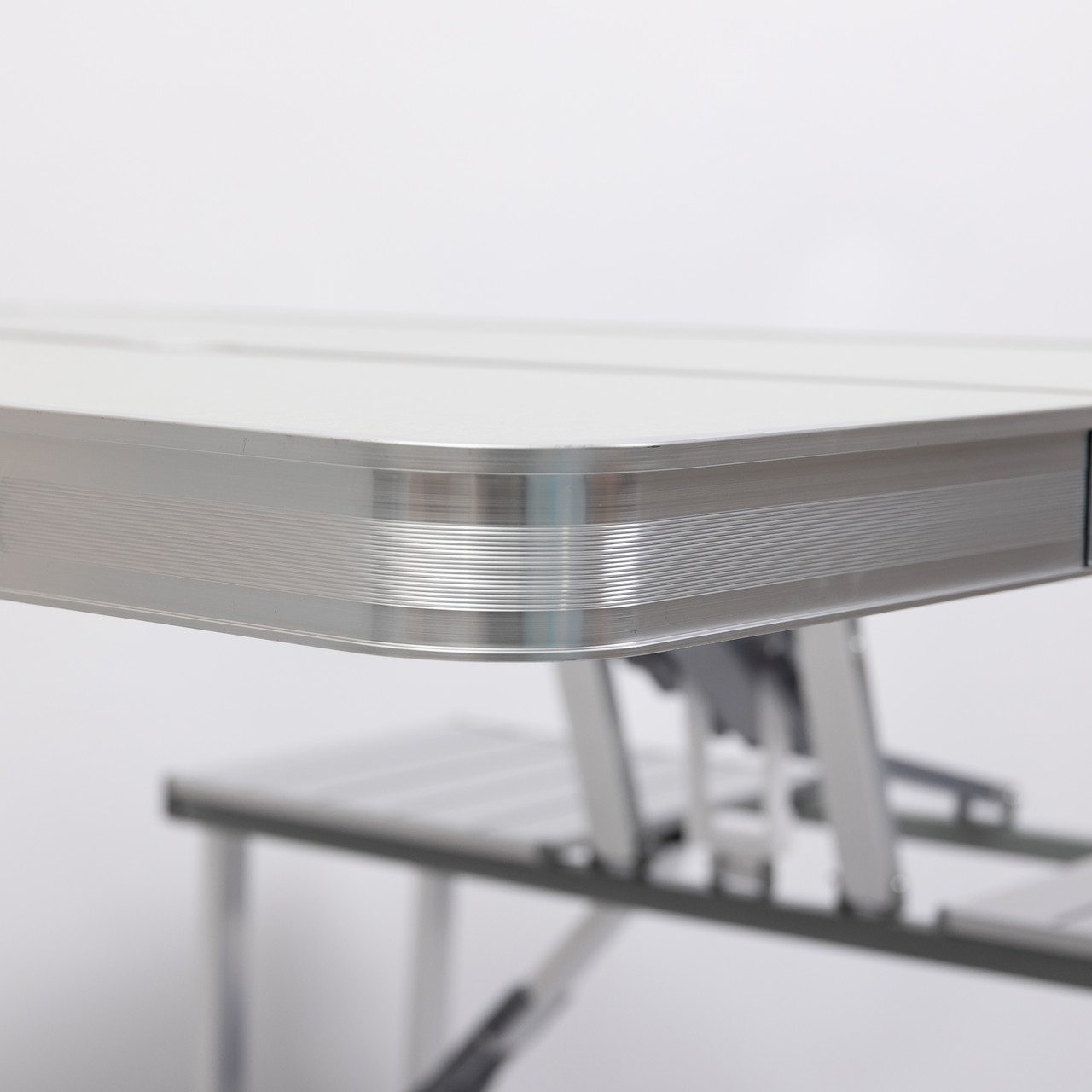 Складаний алюмінієвий стіл трансформер + 4 стільці для пікніка у валізі набір туристичних складних меблів